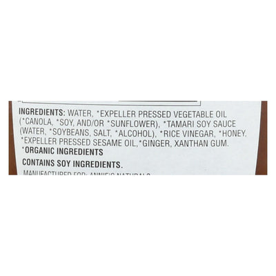 Annie's Naturals Vinaigrette Organic Sesame Ginger - Case Of 6 - 8 Fl Oz. - Orca Market