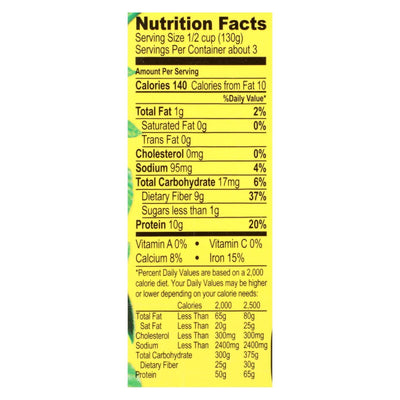 Jack's Quality Organic Black Beans - Low Sodium - Case Of 8 - 13.4 Oz - Orca Market
