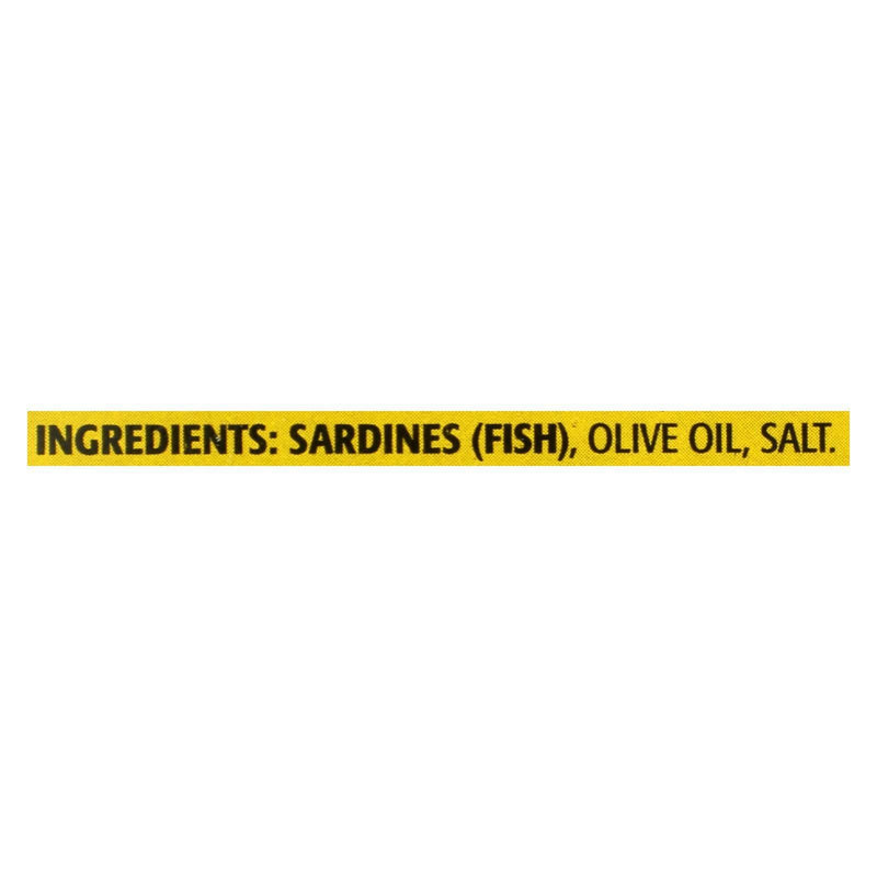 Season Brand Sardines In Pure Olive Oil - Salt Added - Case Of 12 - 4.375 Oz. - Orca Market