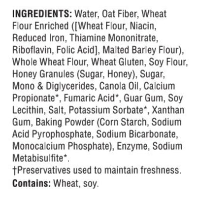 Tumaro's 8-inch Honey Wheat Carb Wise Wraps - Case Of 6 - 8 Count