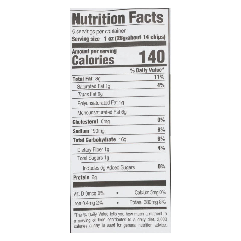 Boulder Canyon - Kettle Chips - Malt Vinegar And Sea Salt - Case Of 12 - 5 Ounce.