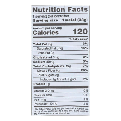 An image displaying Rip Van Wafels - Wafel Honey Oats - Case Of 12-1.16 Ounce by Rip Van Wafels