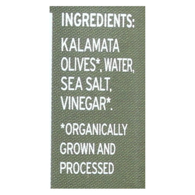 An image displaying Gaea Olives - Organic - Kalamata - Pitted - Original - 5.6 Ounce - Case Of 8 by Gaea