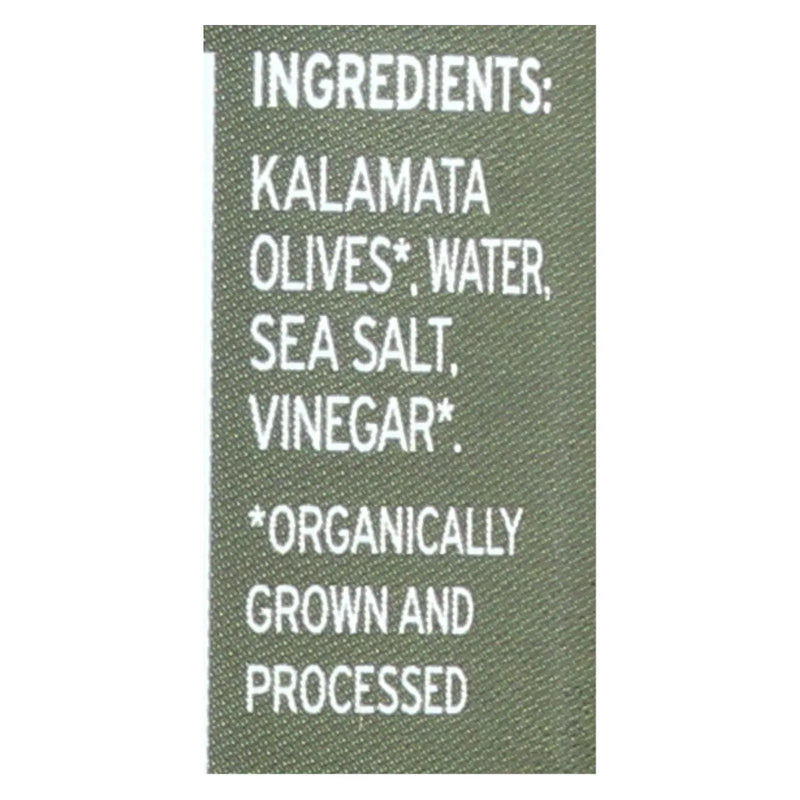 An image displaying Gaea Olives - Organic - Kalamata - Pitted - Original - 5.6 Ounce - Case Of 8 by Gaea