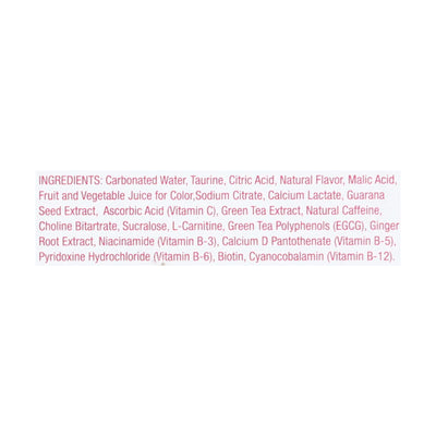Aspire Healthy Energy - Sparkling Raspberry Acai - Case Of 6 - 4/12 Oz - Orca Market