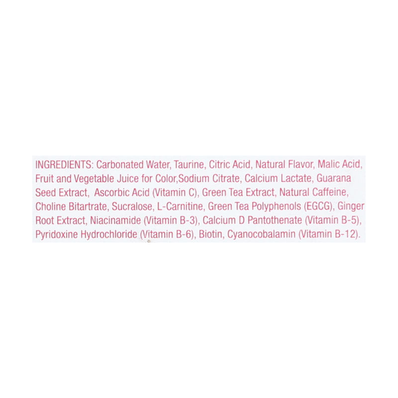 Aspire Healthy Energy - Sparkling Raspberry Acai - Case Of 6 - 4/12 Oz - Orca Market