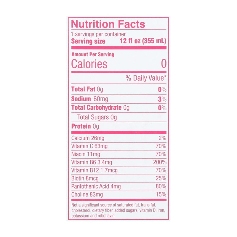 Aspire Healthy Energy - Sparkling Raspberry Acai - Case Of 6 - 4/12 Oz - Orca Market