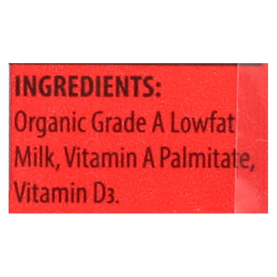 Horizon Organic Dairy Organic Low Fat 1 % Milk - Aseptic - Case Of 3 - 6/8 Fl Ounce