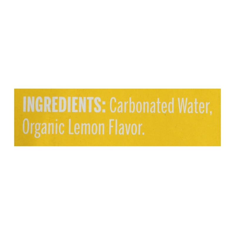 An image displaying Nixie Sparkling Water - Sparkling Water Lemon - Case Of 3 - 8/12 Ounce by Nixie Sparkling Water