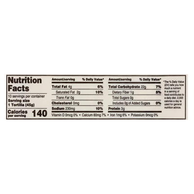 La Banderita Soft Taco - Flour - Case Of 12 - 16 Ounce