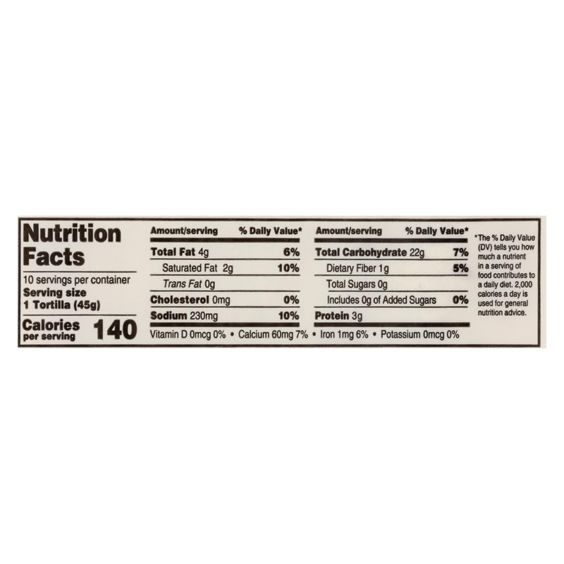 La Banderita Soft Taco - Flour - Case Of 12 - 16 Ounce