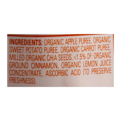 Happy Baby Happytot Organic Superfoods Sweet Potato Apple Carrot And Cinnamon - 4.22 Ounce - Case Of 16