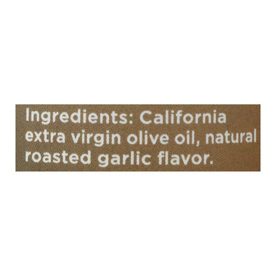 An image displaying O Olive Oil Roasted Garlic Olive Oil - Case Of 6 - 8.5 Ounce by O Olive Oil