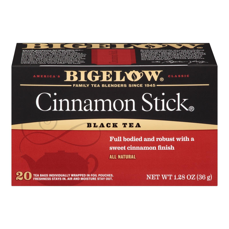 Bigelow Tea Cinnamon Stick Black Tea - Case Of 6 - 20 Bags - Orca Market