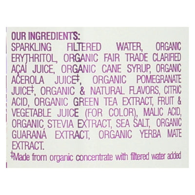 Sambazon Organic Amazon Energy Drink - Low Calorie - Case Of 12 - 12 Ounce