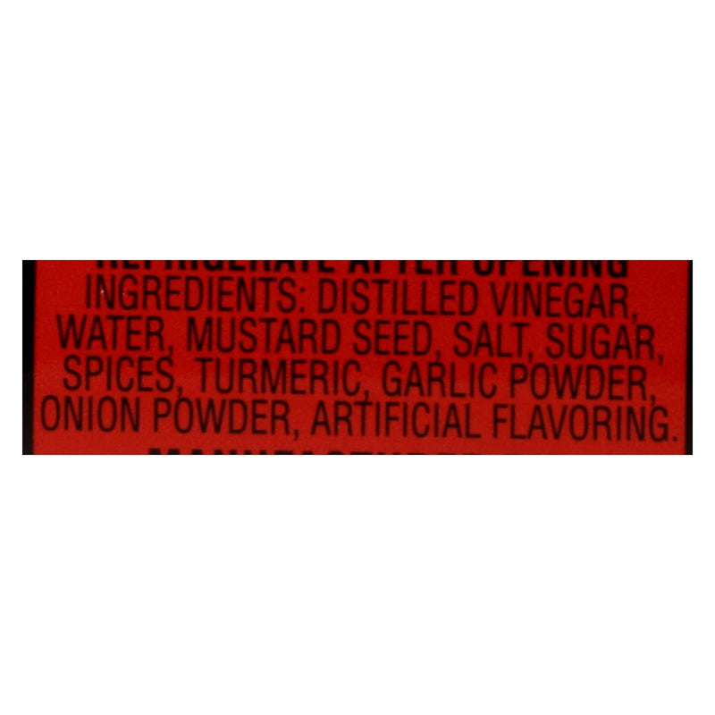 Original Hot Mister Mustard - Case Of 6 - 7.5 Oz - Orca Market