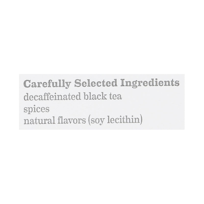 Bigelow Tea Tea - Decaf - Chai Spiced - Case Of 6 - 20 Bag - Orca Market