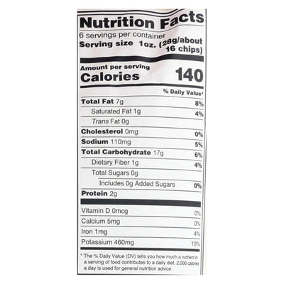 An image displaying Uglies - Pot Chips Original Sea Salt Ktle - Case Of 12 - 6 Ounce by Uglies