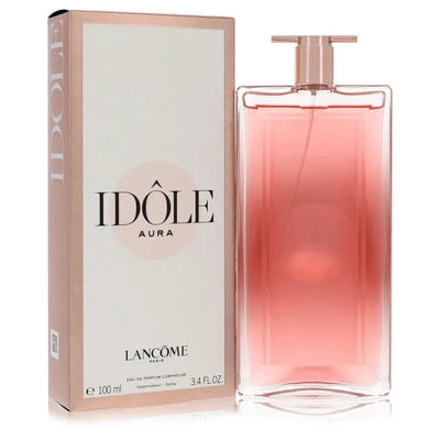 An image displaying Idole Aura by Lancome Eau De Parfum Spray 3.4 oz for Women by Lancome