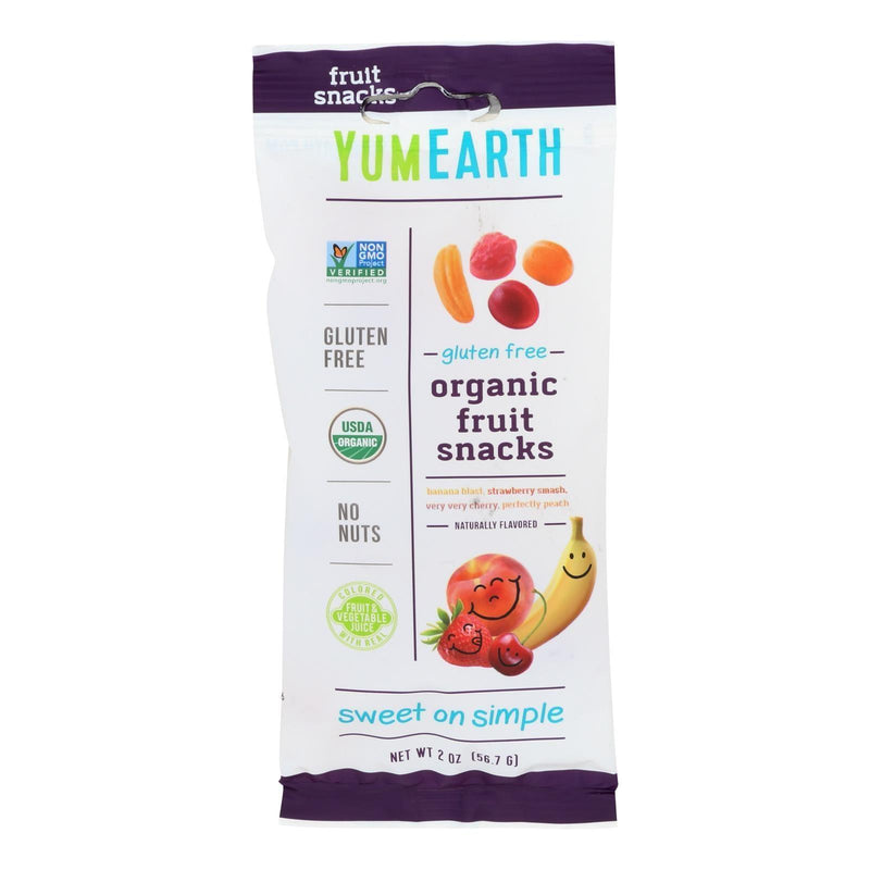 Yumearth Organics - Organic Fruit Snack - 4 Flavors - Case Of 12 - 2 Ounce
