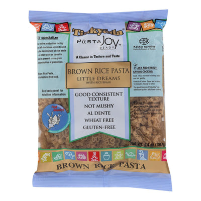 An image displaying Tinkyada Brown Rice Pasta - Little Dreams - Case Of 12 - 14 Oz by Tinkyada