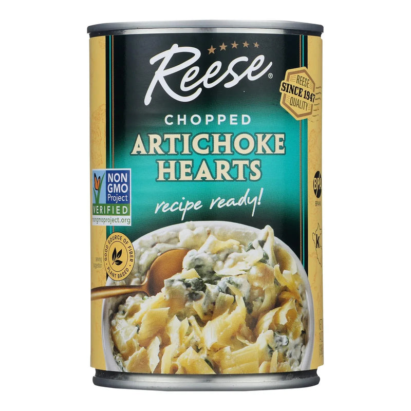 An image displaying Reese - Artichokes Chopped - Case Of 12-14 Oz by Reese