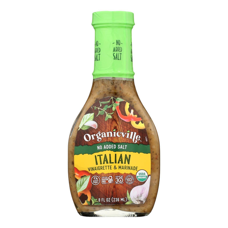Organicville - Drsng Italian No Salt - Case Of 6-8 Ounce