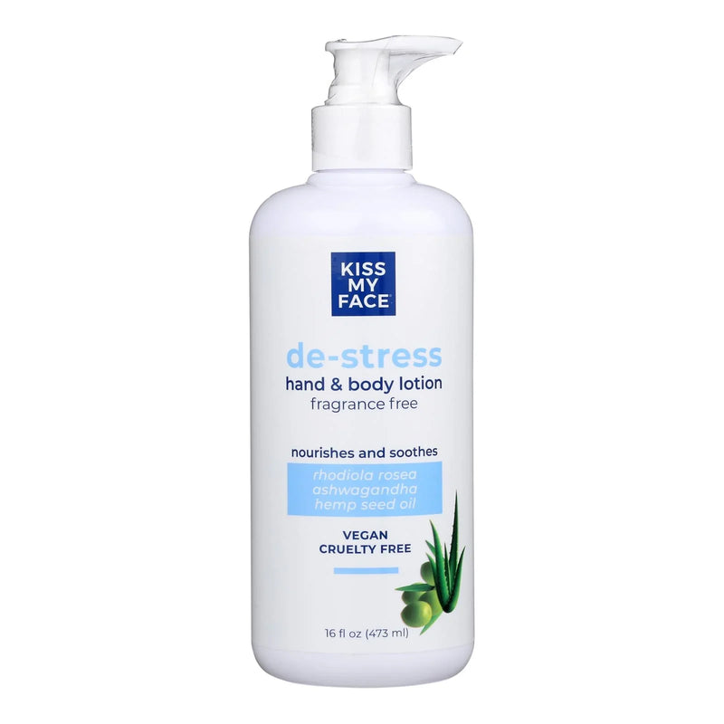 Kiss My Face - Ltn Hnd&bdy De-stress Fat Free - 1 Each-16 Ounce