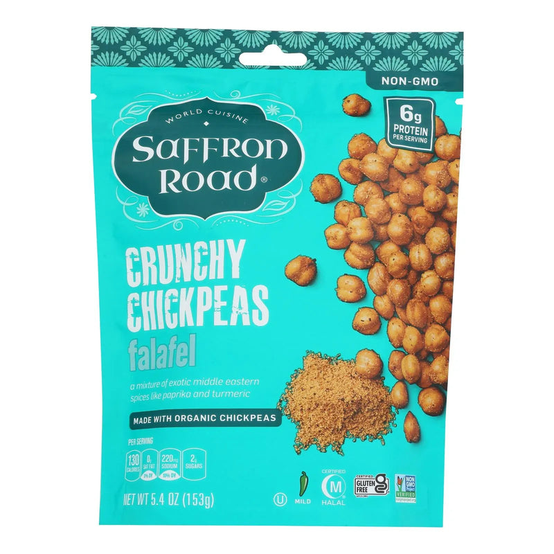 An image displaying Saffron Road - Chchp Crnchy Falafel - Case Of 6-5.4 Oz by Saffron Road