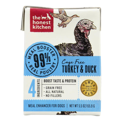 An image displaying The Honest Kitchen - Dog Fd Meal Boost 99%trky - Case Of 12-5.5 Ounce by The Honest Kitchen