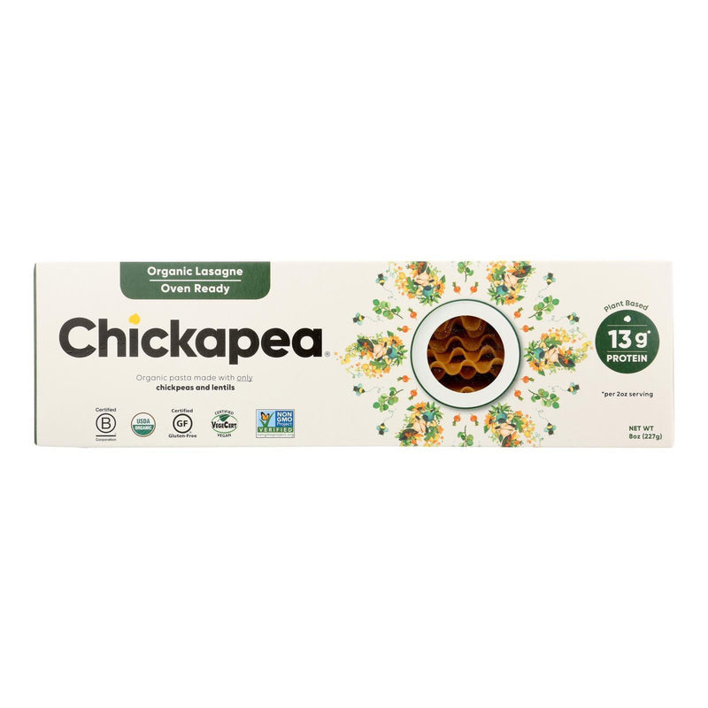 Chickapea Pasta - Pasta Lasagne - Case Of 6-8 Ounce