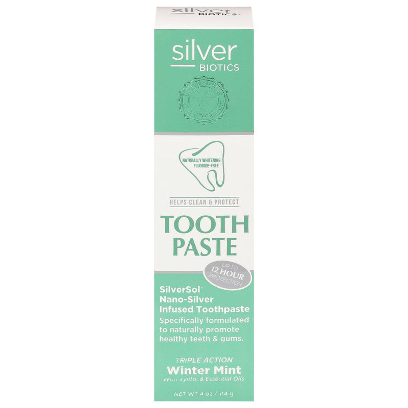 Silver Biotics - Toothpaste Winter Mint - 1 Each-4 Oz - Orca Market