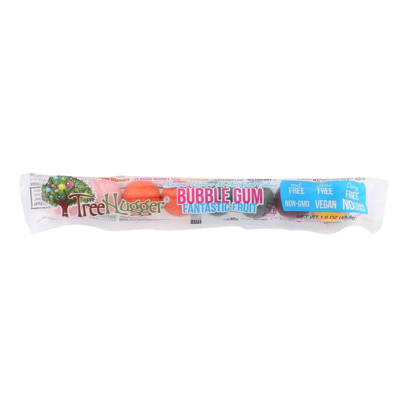 An image displaying Tree Hugger Gumballs - Fantastic Fruit - 8 Count Tubes - 1.6 Ounce - Case Of 12 by Tree Hugger