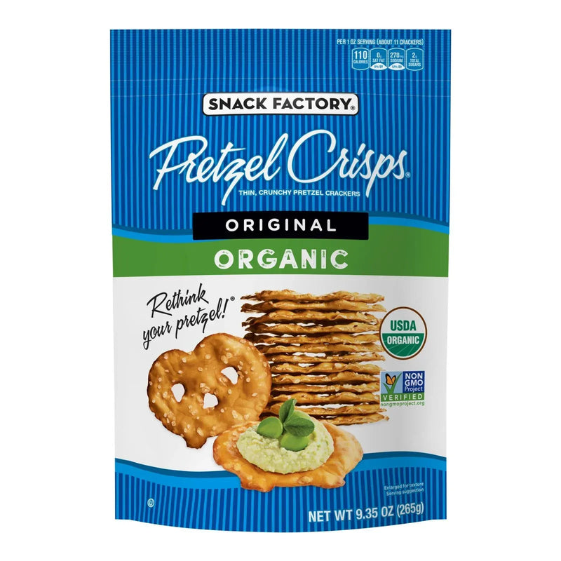 An image displaying Pretzel Crisp - Pretzl Crisp Original - Case Of 12 - 9.35 Ounce by Pretzel Crisp