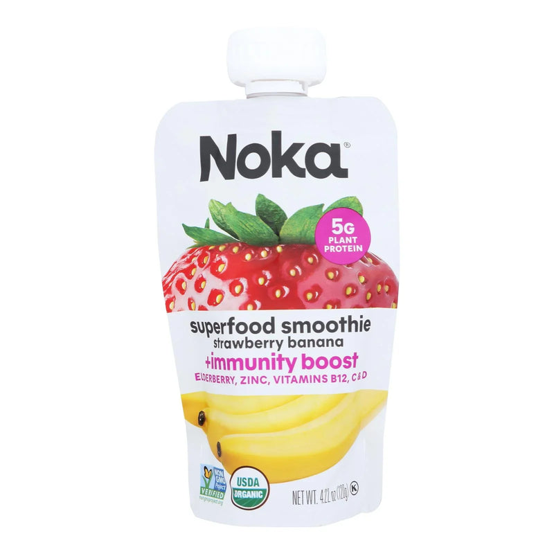 Noka - Smoothie Superfood Strawberry/Banana - Case Of 6-4.22 Ounce
