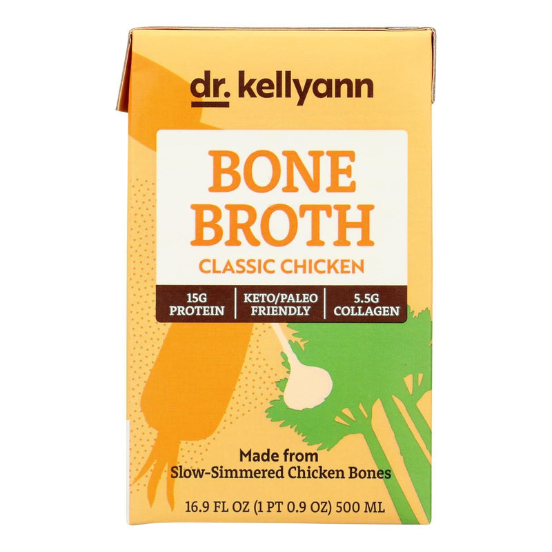 Dr. Kellyann - Bone Broth Classic Chicken - Case Of 6-16.9 Ounce