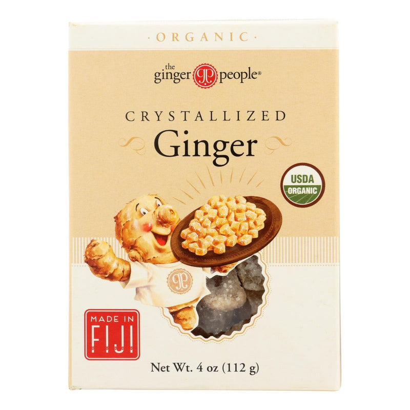 Ginger People Organic Crystallized Ginger Box - 4 Ounce - Case Of 12