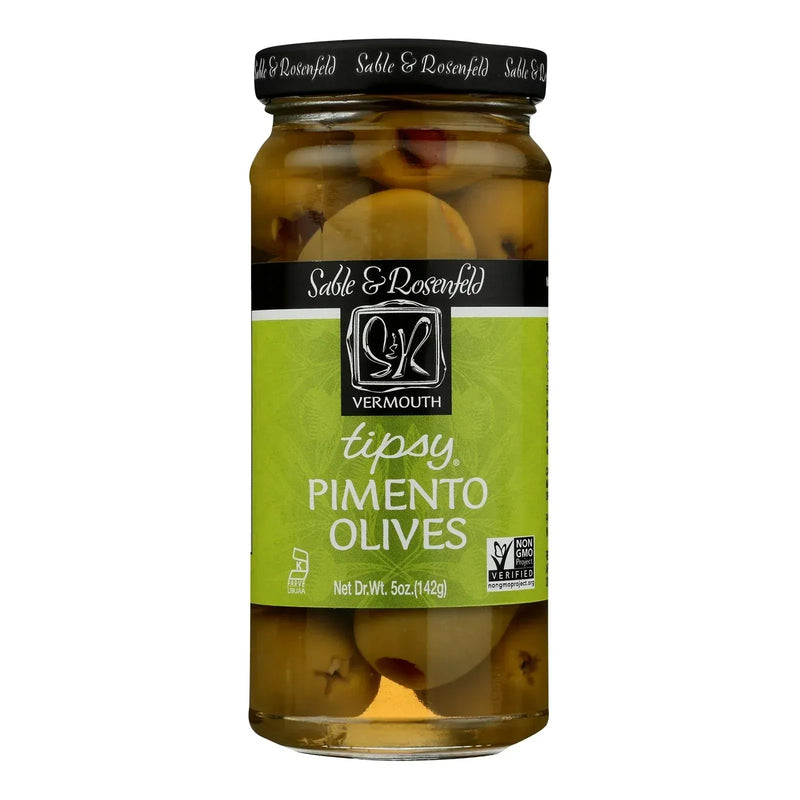 An image displaying Sable And Rosenfeld Pimento Olives - Case Of 6 - 5 Ounce by Sable & Rosenfeld