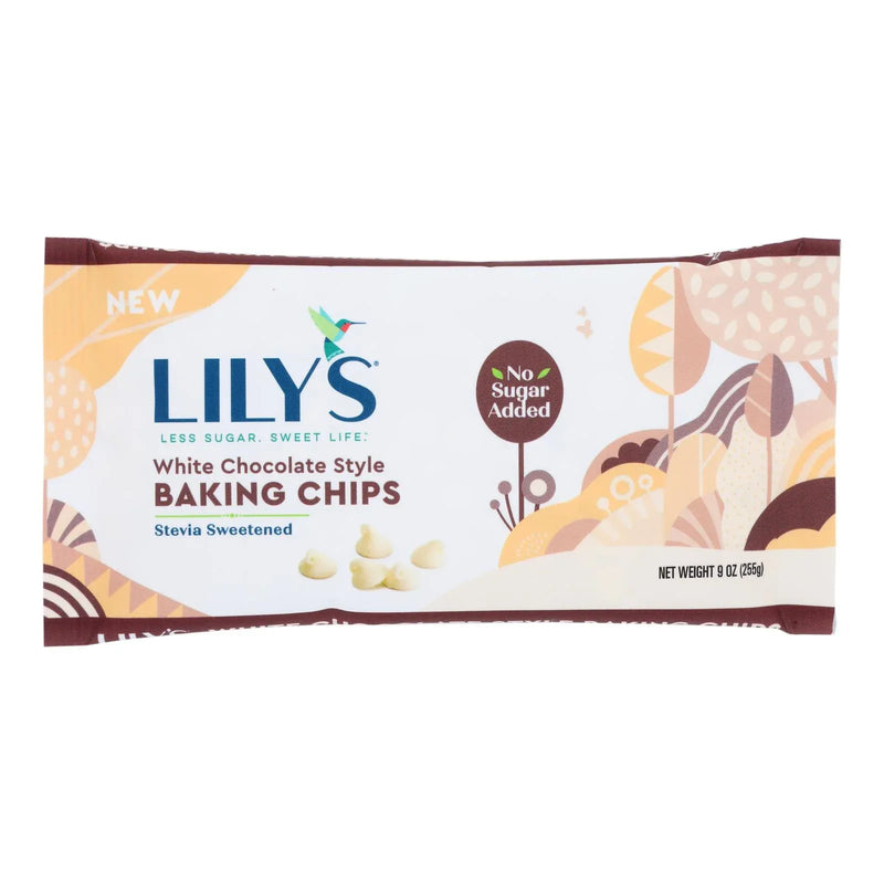 An image displaying Lilys - Bkng Chip White Chocolate - Case Of 12-9 Ounce by Lily&