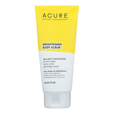 An image displaying Acure - Body Scrub Brightening - 1 Each-6 Ounce by Acure