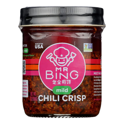 An image displaying Mr. Bing - Seasn Chili Crisp Mild - Case Of 6-7 Ounce by Mr. Bing