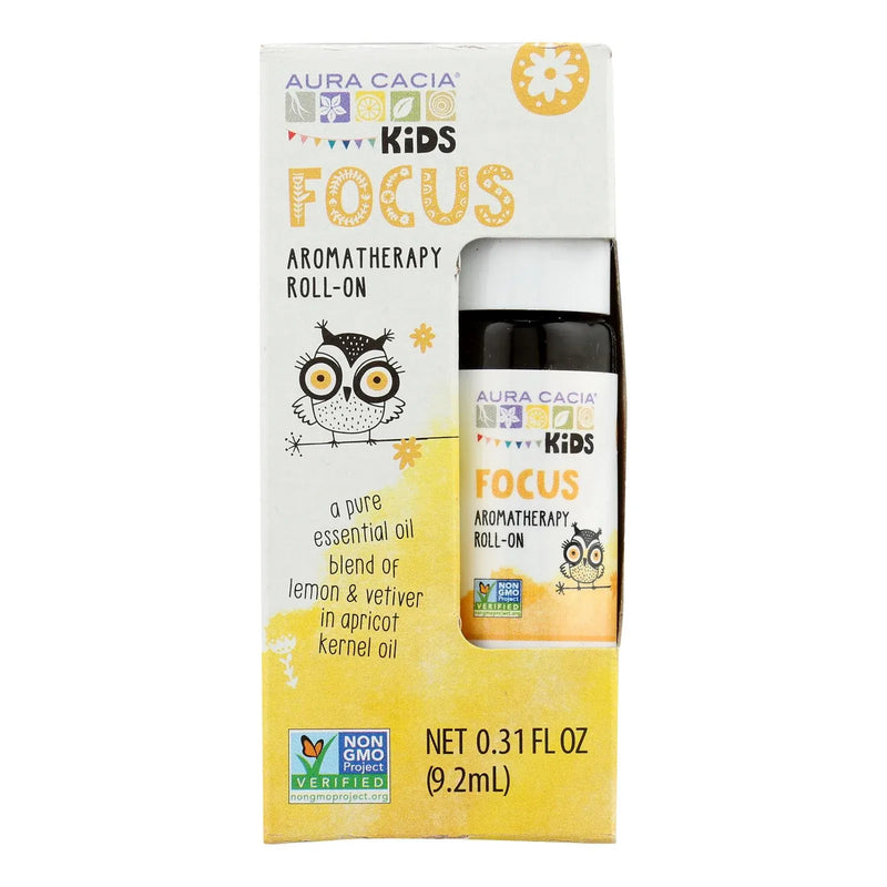 An image displaying Aura Cacia - Essl Oil Kids Focus Rllon - 1 Each-.31 Ounce by Aura Cacia