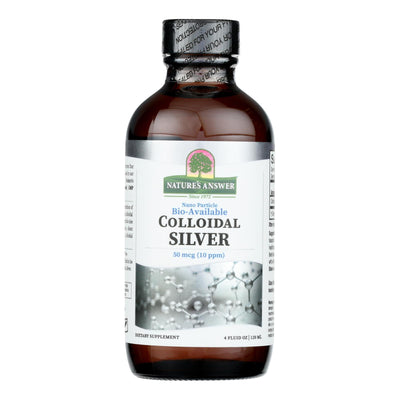An image displaying Nature's Answer - Colloidal Silver Liquid - 1 Each-4 Fz by Nature's Answer