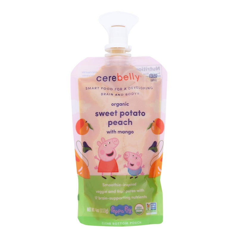 Cerebelly - Smoothe Sweet Potato Peach Mango - Case Of 6-4 Ounce