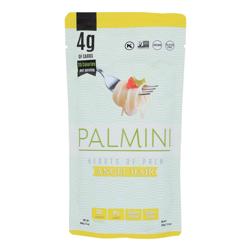 Palmini - Pasta Angel Hair Hrts/plm - Case Of 6-12 Ounce
