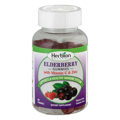 An image displaying Herbion Naturals - Gummies Elderberry - 1 Each-60 Ct by Herbion Naturals