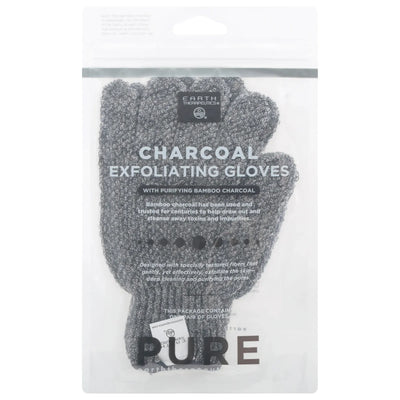 An image displaying Earth Therapeutics - Exfol Glove Charcoal - 1 Each - .125 Ounce by Earth Therapeutics