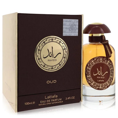 An image displaying Raed Oud by Lattafa Eau De Parfum Spray 3.4 oz for Women by Lattafa