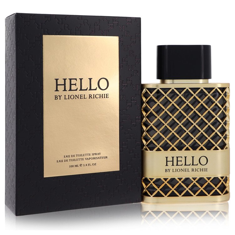 An image displaying Hello By Lionel Richie by Lionel Richie Eau De Toilette Spray 3.4 oz for Men by Lionel Richie