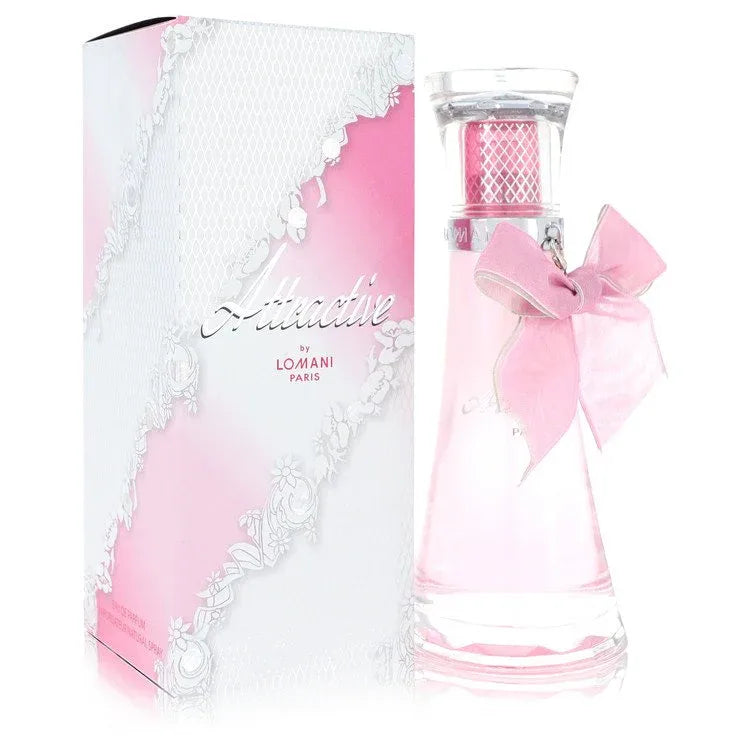 An image displaying Lomani Attractive by Lomani Eau De Parfum Spray 3.3 oz for Women by Lomani